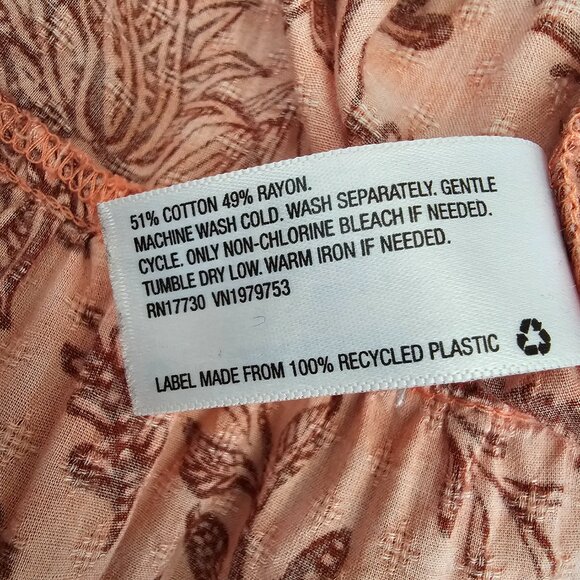 Universal Thread Floral Ruffled Flutter Sleeve Sleeveless A-Line Maxi Dress, M - Picture 10 of 12